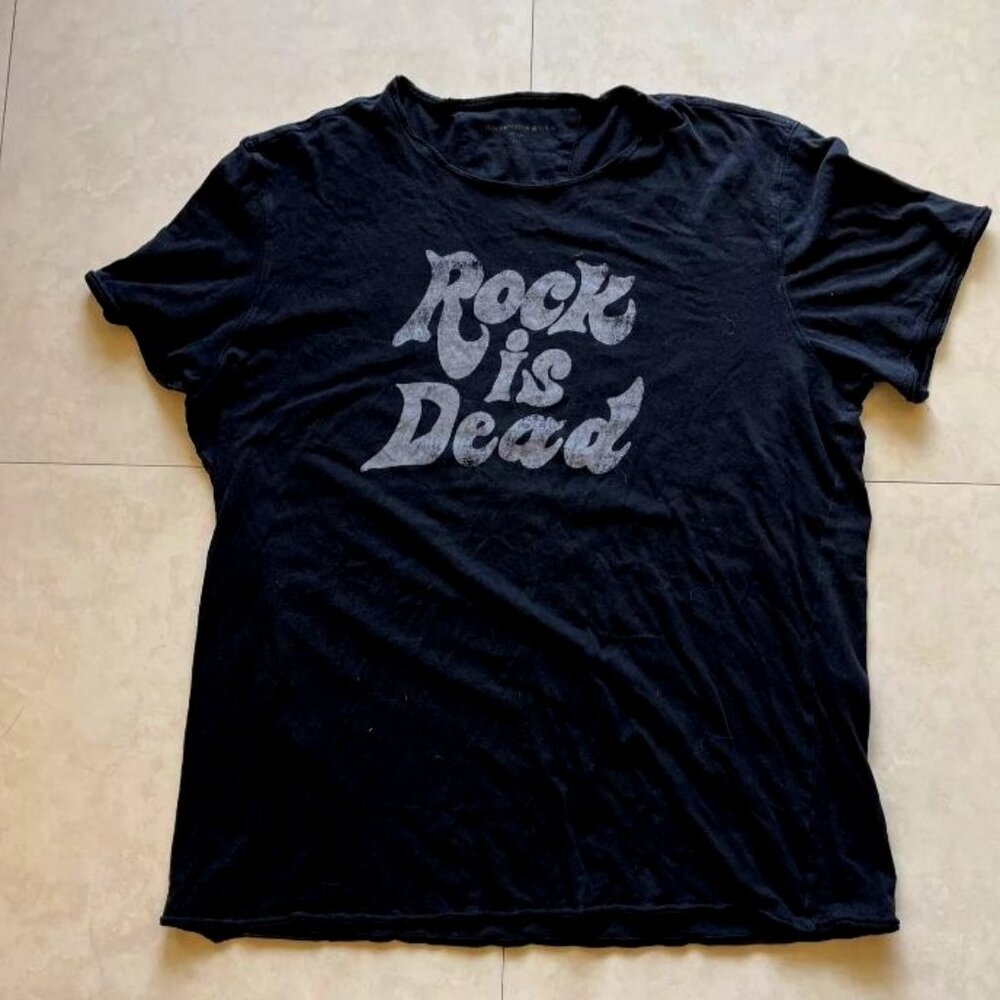 John Varvatos Star USA ROCK IS DEAD Graphic Tee